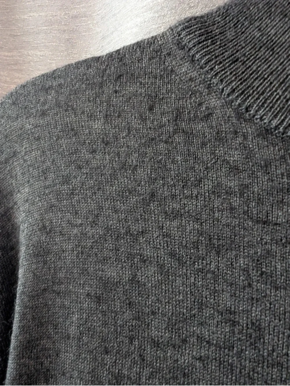 Men's Vintage 90s Gray Italian Wool Blend Sweater M